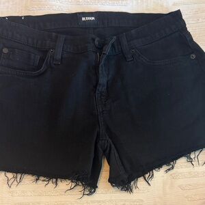 Hudson Jeans Black Women Shorts